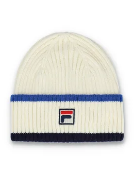 Gardenia Ciro Ribbed Turn-Up Beanie - ONE - FILA - FashionsVida