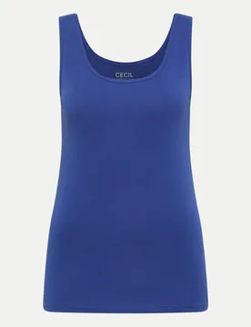 Cecil Basic Top Linda Blau M - CECIL - FashionsVida