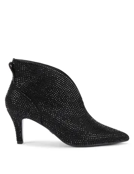 Womens Tatiana Boots - Black Fabric - Size Uk 4 - KG Kurt Geiger - FashionsVida
