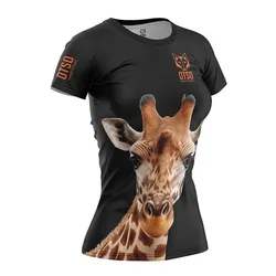 Maglietta A Maniche Corte Giraffe Multicolour XS