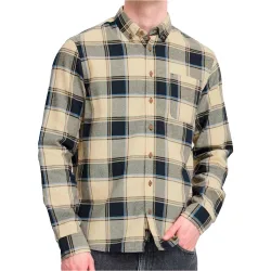 Shirt squares camisa manga larga hombre Azul (S)