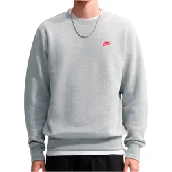 Nike club sudadera hombre Gris (L)