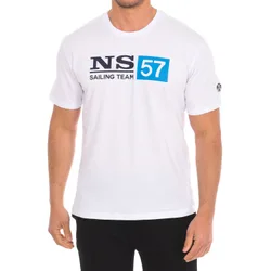 Mens Short Sleeve T-Shirt 9024050 Man - White - Size Medium