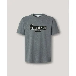 Camiseta de hombre logo estampado fit regular