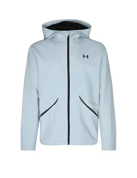 Giacca con cappuccio da uomo UA Unstoppable in tessuto azzurro XL - Under armour - FashionsVida