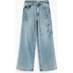 Pantalón de mujer vaquero wide leg