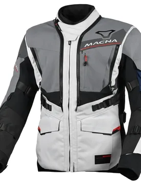 Giubbotto Moto Flexodus Grigio / Nero taglia 3XL - Macna - FashionsVida