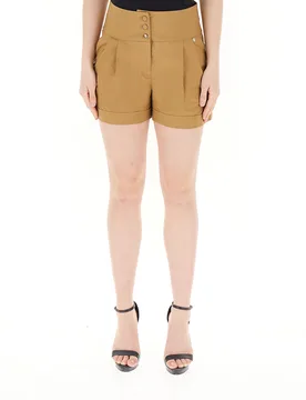 LIU JO Shorts in cotone BEIGE 44 - Liu jo - FashionsVida
