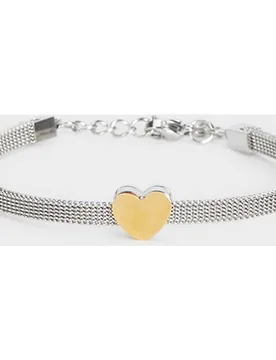 Pulsera con corazón decorativo en varios colores - Parfois - FashionsVida