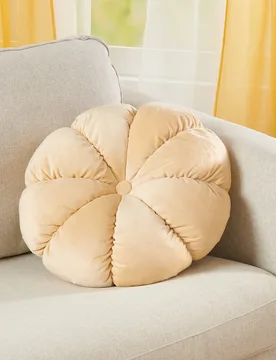 Samtkissen "Kürbis" creme Eldo - Eldo - FashionsVida