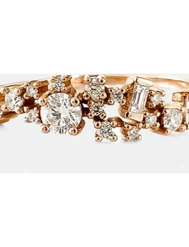 Anillo Light Rain de oro y diamantes - Sansoeurs - FashionsVida