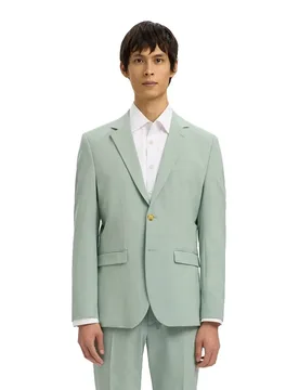 Blazer Liam Flex Slim Fit Aqua Gray 54 - Selected - FashionsVida