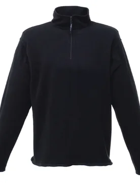 Mens Micro Zip Neck Fleece Top (Black) - Size X-Small - Regatta - FashionsVida
