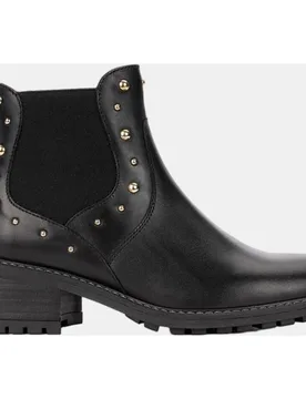 Botines de tacón de mujer de piel con elástico - Pikolinos - FashionsVida