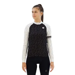 Maglia A Maniche Lunghe Velo Love Essential Black / White