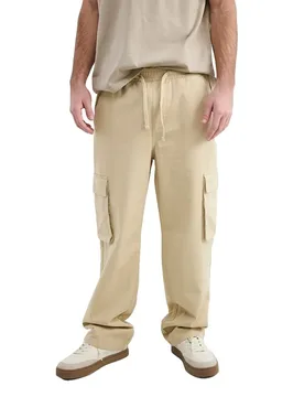 Pantalon Cargo 30000385 Wide Leg Beige 40 Homme - Balmohk - FashionsVida