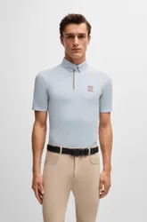 Equestrian Herren Trainingsshirt Pique MATT niagara L