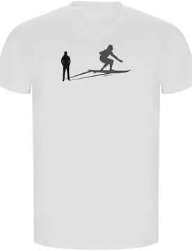 T-shirt à Manches Courtes Shadow Surf Eco White S - Kruskis - FashionsVida
