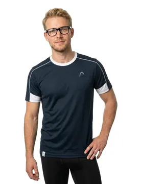 Play Tech Short Sleeve T-shirt Navy S - Head Racket - FashionsVida