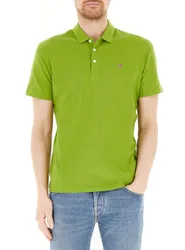 Polo maniche corte VERDE ACIDO 3XL