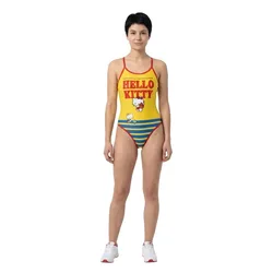 Hello Kitty Sports Swimsuit Light Brown 2XS Women