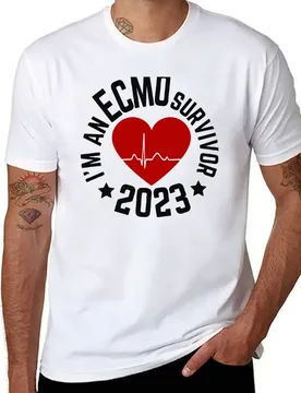 I Am An ECMO Survivor 2023 T-Shirt t shirts for man cotton funny man t shirt cotton T-Shirt - Aliexpress - FashionsVida