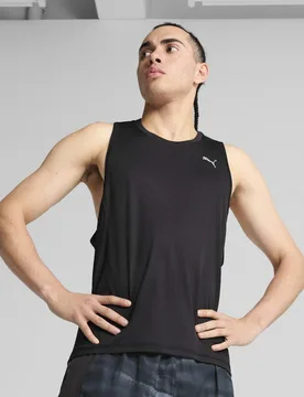 Run Velocity Tank Top Black male - Puma - FashionsVida