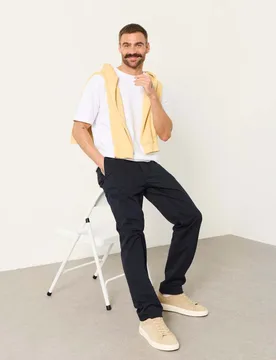 Regular Fit Chinos Navy male - Fatface - FashionsVida