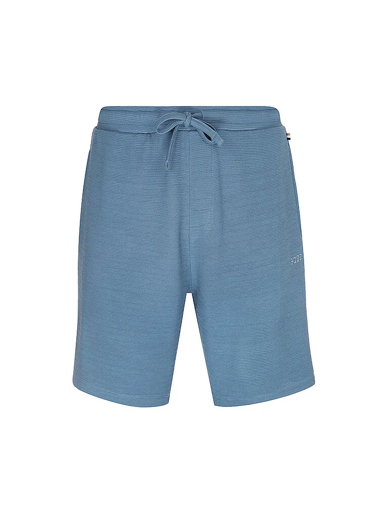 Pyjamahose - Shorts blau M Herren - BOSS - FashionsVida