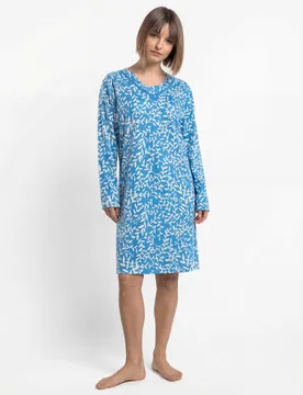 Camisón largo de mujer de punto de algodón - Admas - FashionsVida