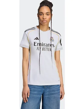Camiseta de mujer 1ª equipación Real Madrid CF 2025-2026 - Adidas - FashionsVida