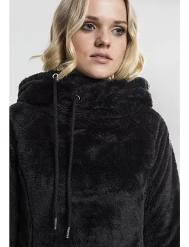 Sweat-shirt Long Teddy Black XS - Urban classics - FashionsVida