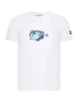 T-shirts Herren Weiß M,S Herren - Iceberg - FashionsVida