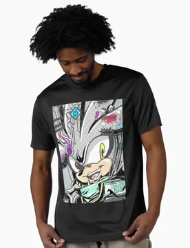 S Cartoon Series Cute Silver the Hedgehog Shadow Gift t shirt 0603 Vintage Racing Anime Graphic Tee Y2K clothes US Size S-6XL - Aliexpress - FashionsVida