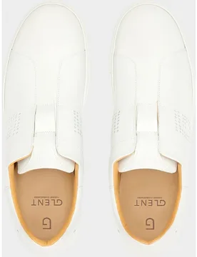 Zapatillas de vestir de hombre de piel con elástico - Glent - FashionsVida