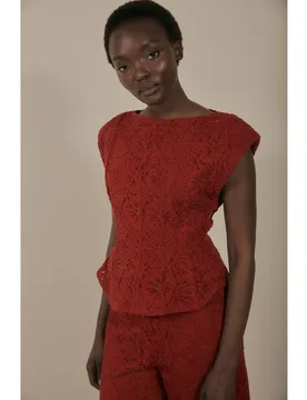 Bimani - Top de mujer de guipur - Bimani - FashionsVida