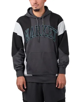 X Market Relaxed Hoodie Phantom Black M Herren - Puma - FashionsVida