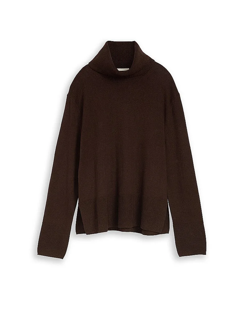 Rollkragenpullover braun M damen - Tom tailor - FashionsVida