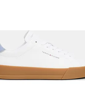 Zapatillas tipo casco de piel con piso caramelo de hombre - Tommy Hilfiger - FashionsVida