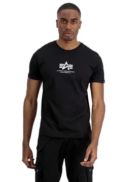 Industries Maglietta A Maniche Corte Basic Ml Black S - ALPHA - FashionsVida