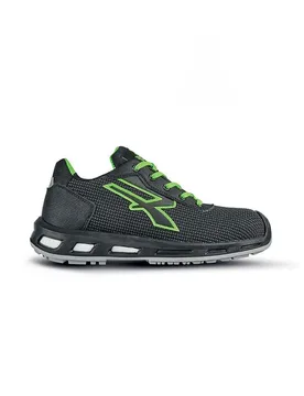 Chaussures De Sécurité Malibu Black / Green EU 38 - U-Power - FashionsVida