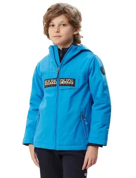 Veste Rainforest Open 1 Navy Blue 10 Années Garçon - Napapijri - FashionsVida