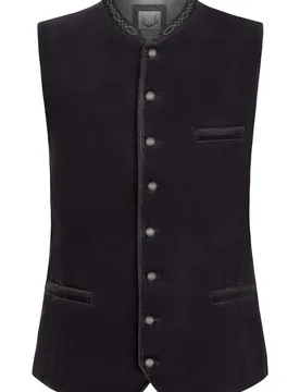 Trachtenweste Lorenzo (graphit, Gr. 62) von Classics für Herren, Oberteile, 100% Baumwolle - Stockerpoint - FashionsVida