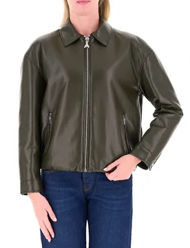 Giacca in similpelle VERDE MILITARE 38 - Patrizia pepe - FashionsVida