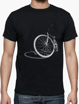 Unique Vintage Bicycle Silhouette Printed T Shirt New 100% Cotton Short Sleeve O-Neck T-shirt Casual Mens Top Streetwear - Aliexpress - FashionsVida
