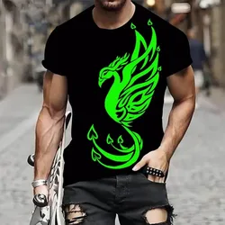 Novelty Summer Men's 3d Printed T Shirt Short Cool T-Shirt Short Sleeve Casual T-Shirt