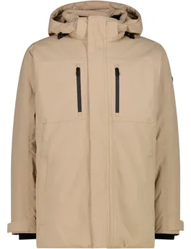 Man parka zip hood chaqueta impermeable insulada hombre Marron (48) - CMP - FashionsVida