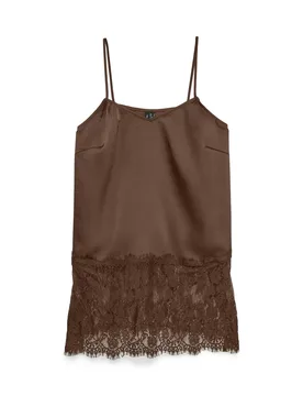 VMOLLIE LACE LONG SINGLET TOP WVN female - XS - FashionsVida