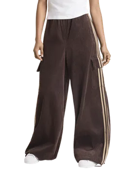 Corduroy 3s Cargo Trousers Women Pants - Brown - Size M (12-14) - Cotton Jersey - Brown - Size: Medium - Adidas - FashionsVida