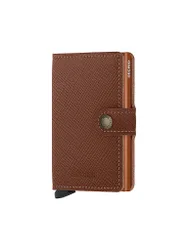 Geldbörse - Miniwallet Saffiano caramel marrón claro